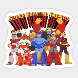 Super Fighting Robots Sticker